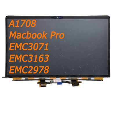 2017 استبدال شاشة A1708 Macbook Pro EMC3071 EMC3163 EMC2978